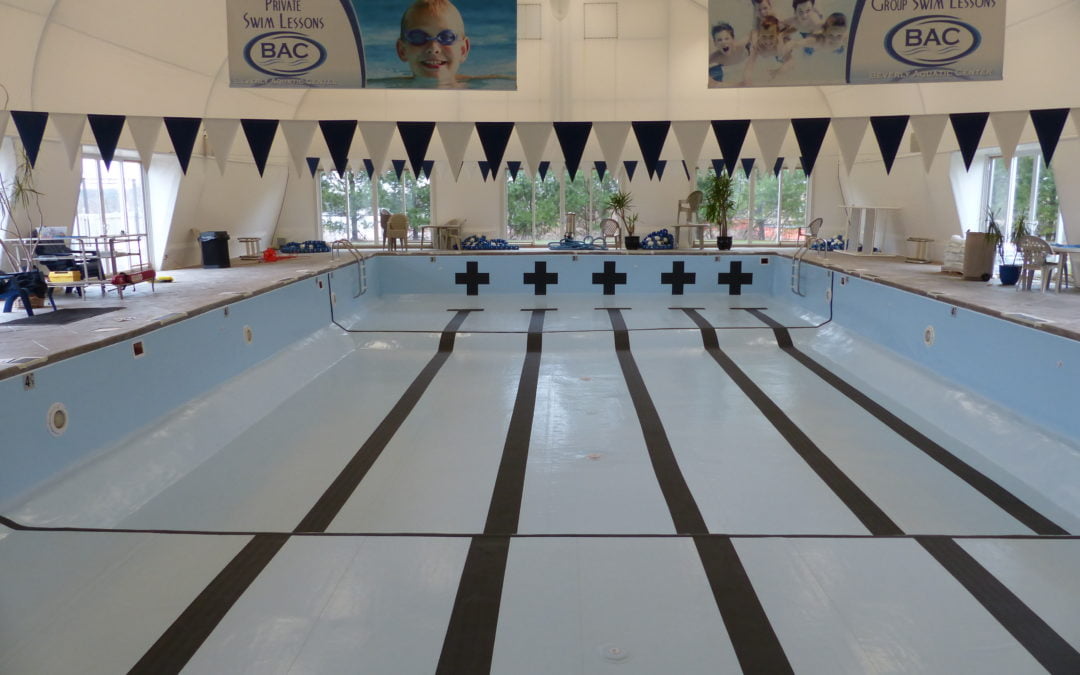 60 Mil PVC Beverly Athletic Club Commercial Pool Liner Replacement