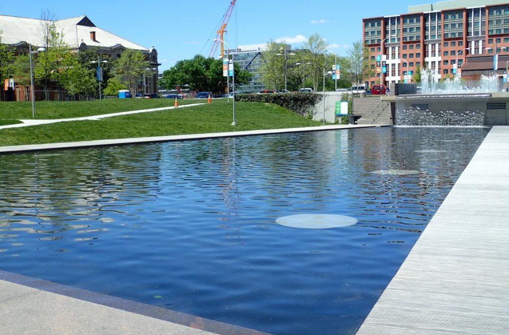 The Yards Park Fountain in Washington D.C. (April 2015)